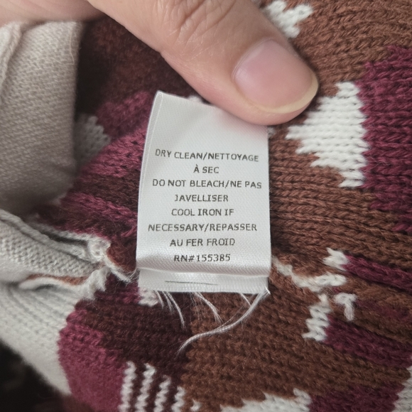 Anthropologie Moth Fringed Belted Cardigan Esther Wrap Sweater S #236 - Picture 9 of 10